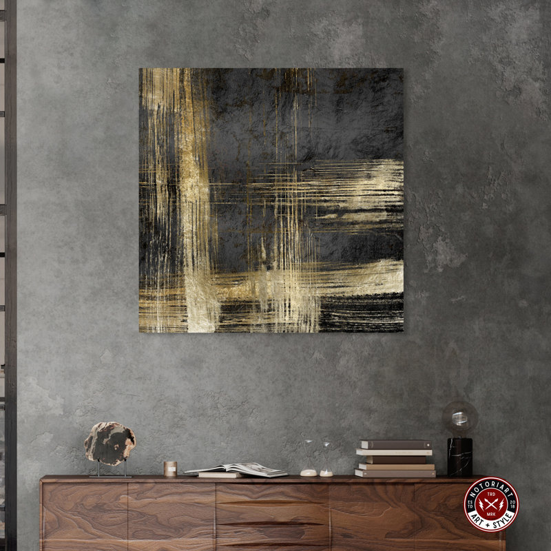 Night and Romance Manly Inspirational Abstract Canvas Art, 40x40