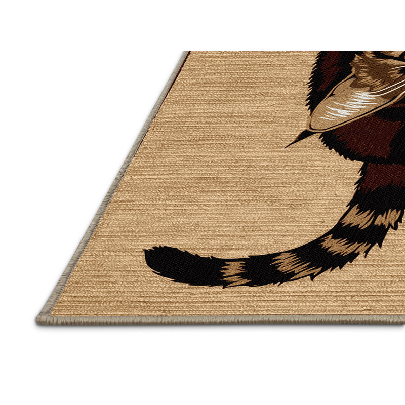  Tapis lavable Mekong Bobtail, Carré 7 pi