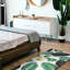 Tapis lavable Hojas Rainforest Emerald - 2,5 pi x 7 pi