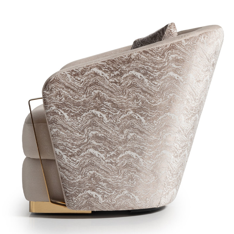 Carmela 32'' Wide Barrel Chair