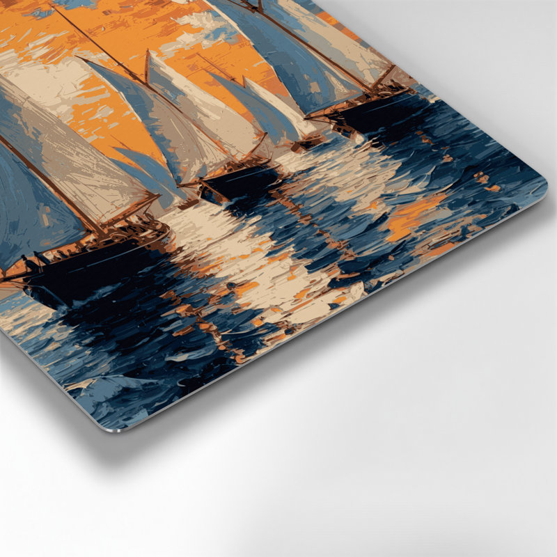 Art mural nautique gris nautique