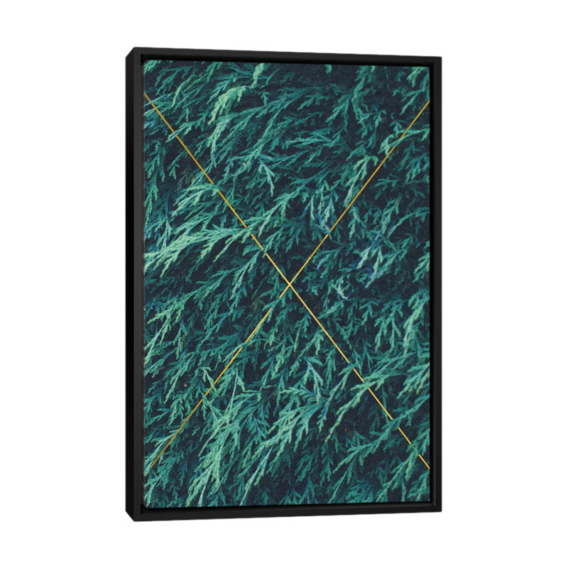 «Kissed By Nature», impression sur toile, H 26 po x l 18 po x P 1,5 po, Toile avec cadre flottant noir, Pas de tapis