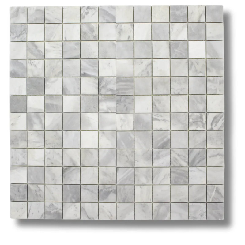 2" x 2" Marble Grid Mosaic Wall & Floor Tile