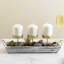 Wood Tabletop Candelabra