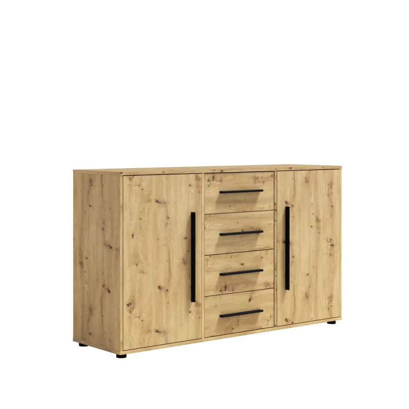 Stralka Display Cabinet, Oak Artisan