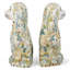 Figurines de chien style Staffordshire - motif de cheminée (ensemble de 2)