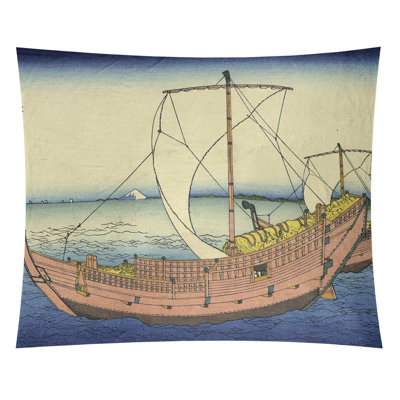 Tapisserie murale « the Kazusa Sea route »
