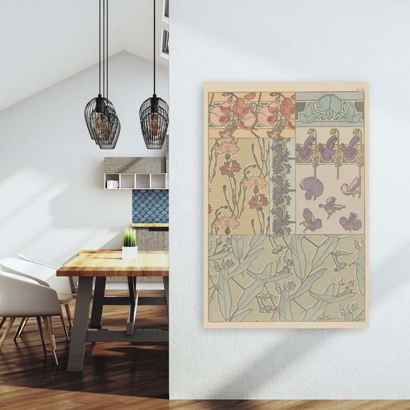 Documents décoratifs : Planche 41, Affiche murale abstraite et contemporaine représentant la nature organique