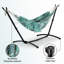 Palm Print Double Classic Hammock with Stand
