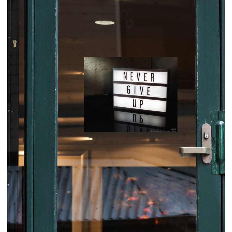 Text & Numbers Window Decal