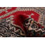 Tapis de couloir rouge nouvel âge en laine 2 pi 6 po x 11 pi 3 po Zaimah