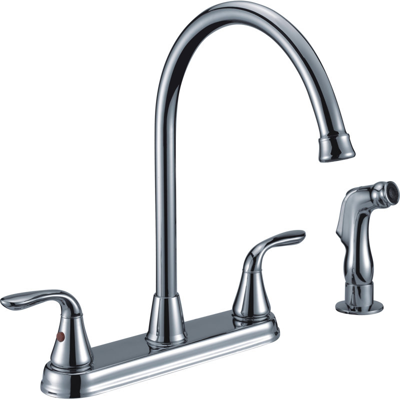 CMI Majestic Kitchen Faucet with Side Spray, Polished Chrome