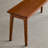 Vintage Solid Boxwood Bench with Mid-Century Design - 43.3" or 51.2" Length Options for Entryway & Dining