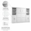 Lit double Arlex et 2 unités de rangement avec portes-88498603