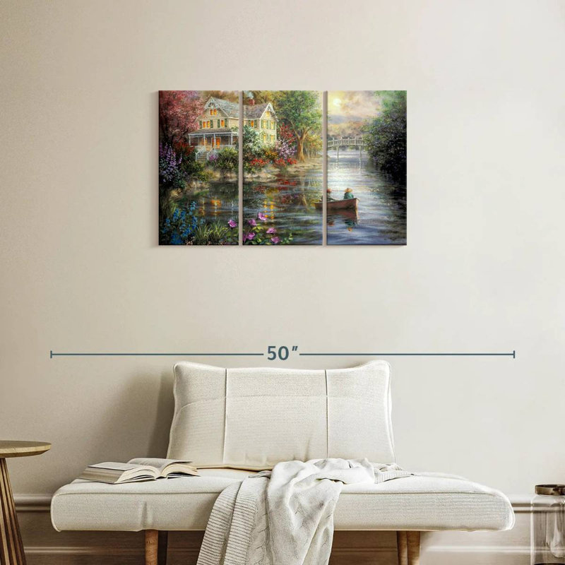 Lilie The Evening Reflections, 20" H x 33" W