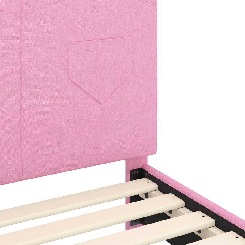 Bed Frame, Cot Bed / Toddler (70 x 140cm), Pink