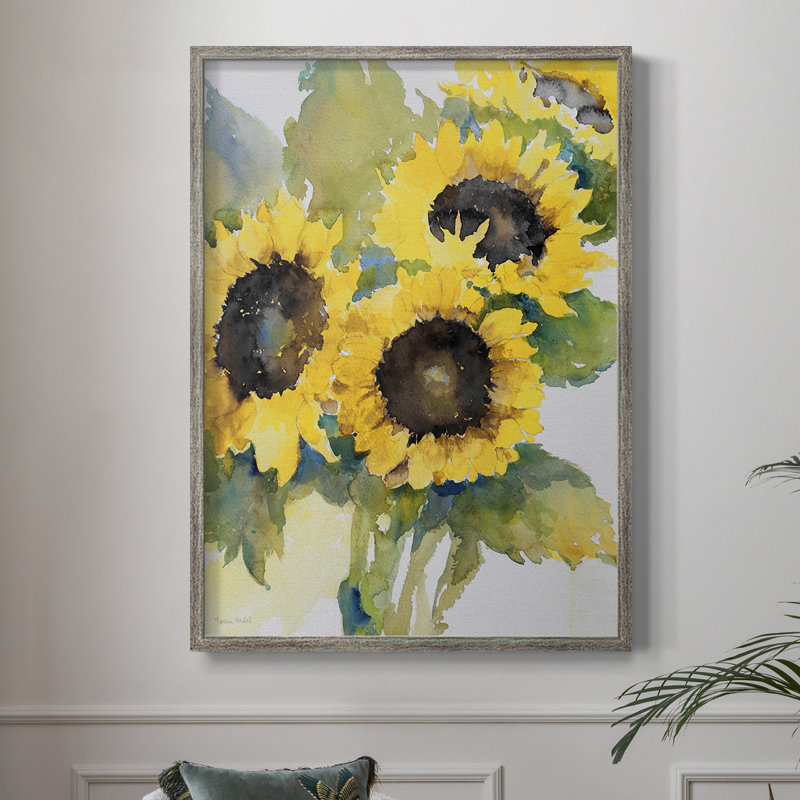Sun Days II, reproduction encadrée - bois massif 48571, H 30 po x l 24 po