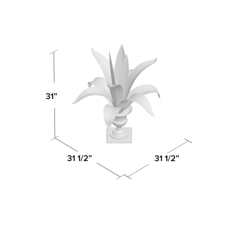 Lyon Tole Flower Sculpture