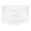 24" Cierra 31" Tall Porcelain Rectangular Console Bathroom Sink with Overflow-1632834325
