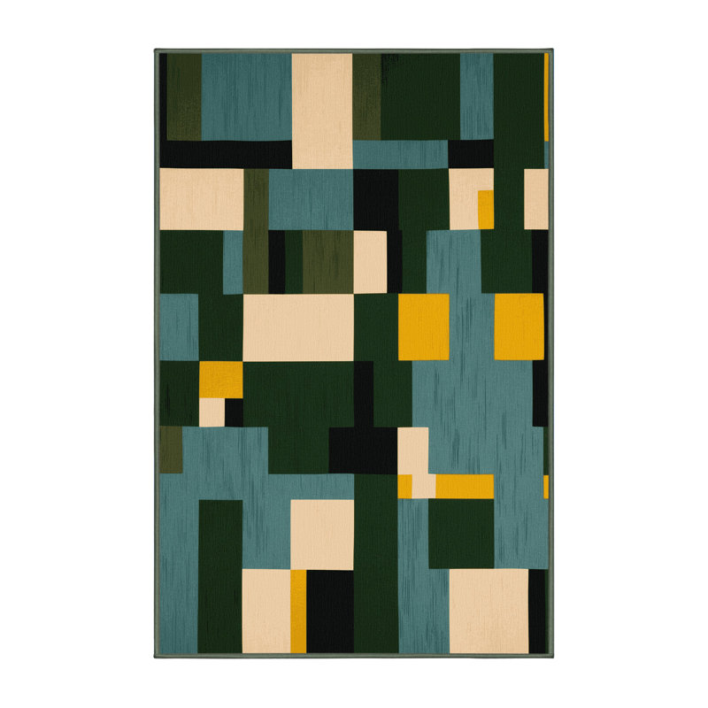 Tapis coloré, Rectangulaire 2 pi x 3 pi