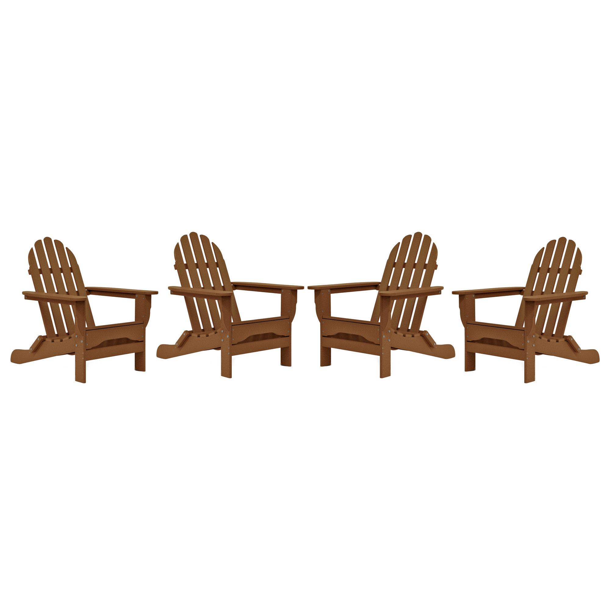 Brunt Outdoor Adirondack Set, Teak