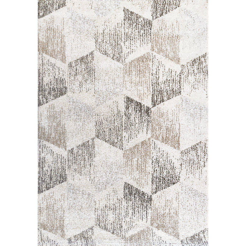 MEHARI 2X3,11 23299-6262 Ivoire / gris / taupe, Rectangle 2 pi x 3 pi 11 po