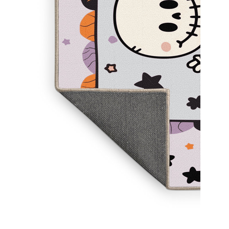 Tapis de vacances d'Halloween The Holiday Aisle®, Rectangulaire 2 pi x 3 pi