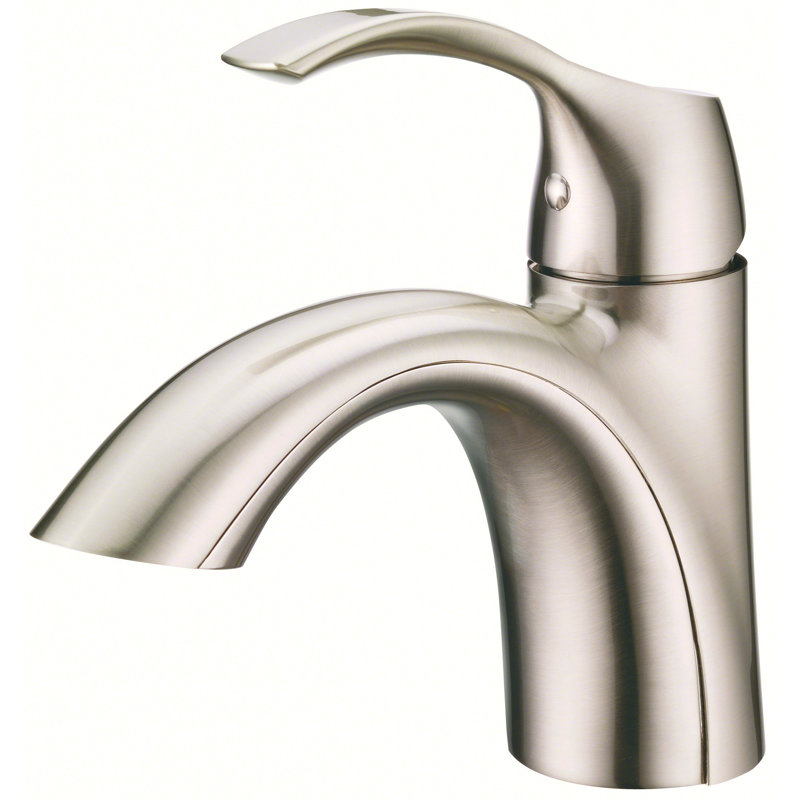 Antioch Single Hole Bathroom Faucet with Drain Assembly, Brushed Nickel