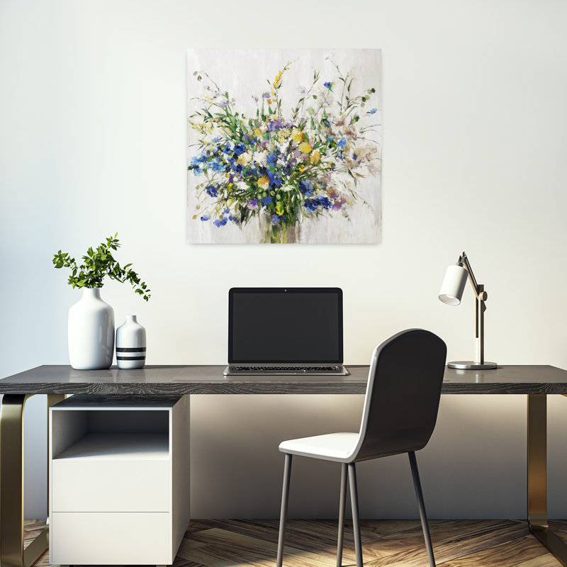 Bouquet de fleurs sauvages, H 18 po x l 18 po
