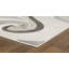Tapis argenté à motif abstrait Anais-1437138906