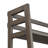 Acadian 63"H Solid Wood Transitional Ladder Bookcase with Slanted Frame and Open Storage-1932596972-1932075336