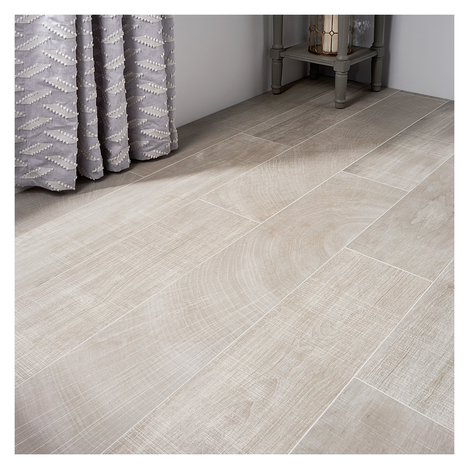 Auburn 8" x 48" Matte Porcelain Wood Look Floor and Wall Tile (12.78 Sq. Ft./ Case), Gray