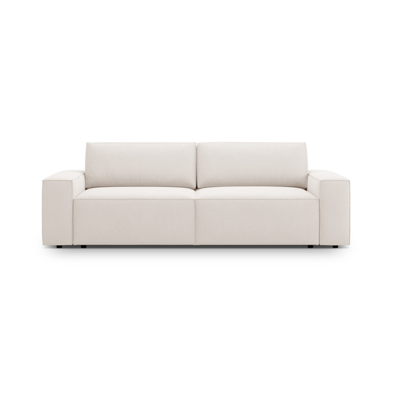 Biles 3 Seater Sofa Bed, Light Beige