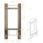 Debruyne Hall Tree 83.6cm Wide with Bench and Shoe Storage-61488288
