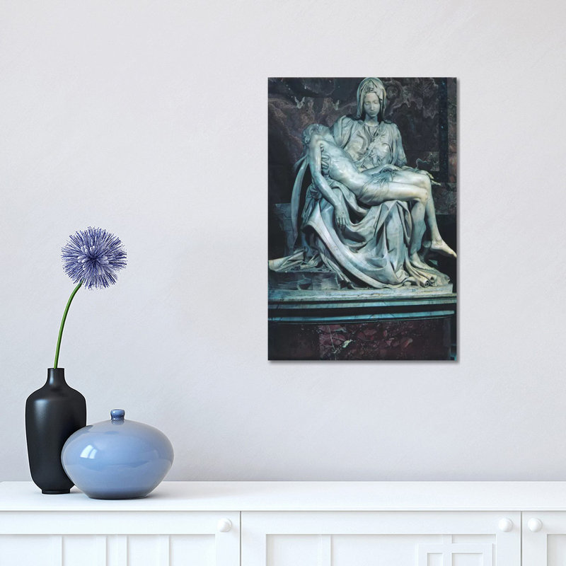 Pieta by Michelangelo - Wrapped Canvas Print, 30.48 cm H x 45.72 cm W