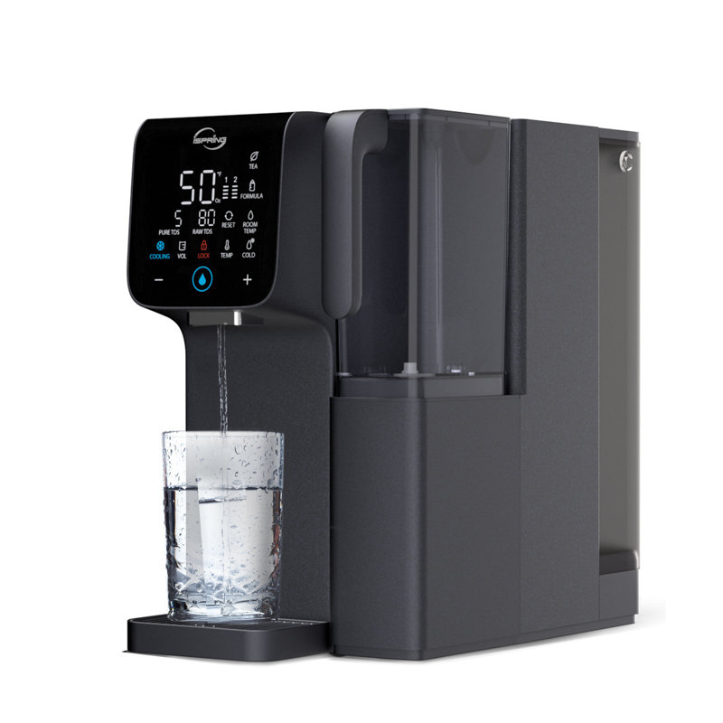 iSpring Black Hot and Cold Countertop Water Filtration System