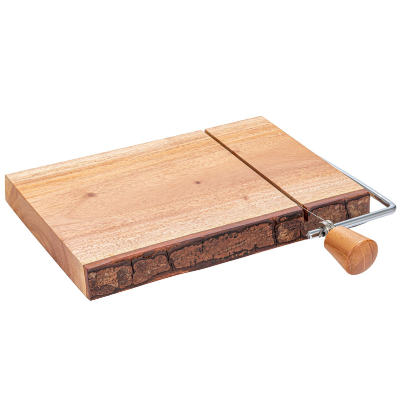 Trancheuse à fromage en bois et métal
