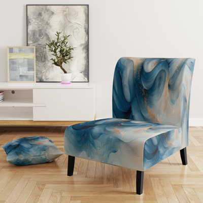 Fauteuil de chambre revêtu de velours blanc floral