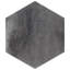 Hex industrielle de 8 1/2 po X 9-7 / 8 po Carreau en porcelaine d'aspect moderne-87777196