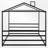 Queen Size Metal House Bed-723723502