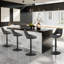 Licon Height Adjustable Swivel Bar Stool-1739403674