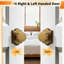 Poignées de porte robustes pour l'intérieur du couloir de vestibule Probrico-126671844-126671848