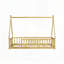 Lit simple en forme de tente, lit tipi avec garde-corps, lattes et porte-570105004