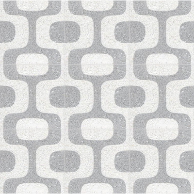 Ipanema 8" x 8" Cement Patterned/Concrete Look Wall & Floor Tile