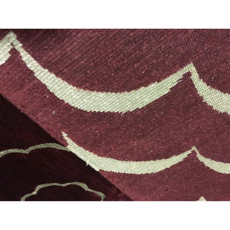 Himalayan Handmade Wool Abstract Area Rug