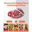 Le scellant sous vide met en sac 200 sacs de rangement de 8 x 12 pouces de qualité alimentaire sans BPA