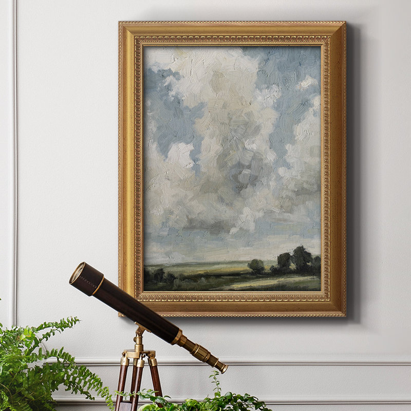 «Gathering Clouds», toile encadrée de qualité supérieure - prête à être accrochée, L 16 po x H 20 po