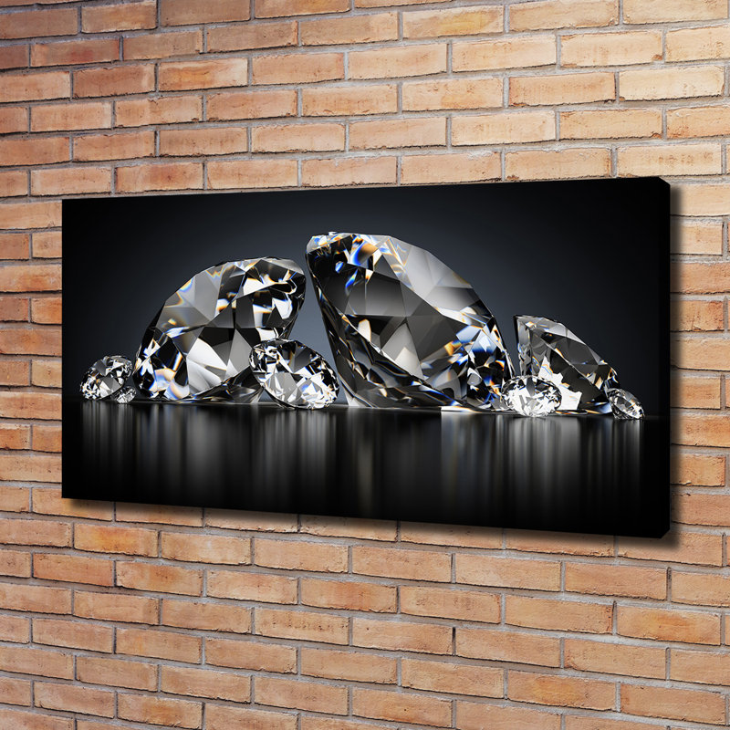 Diamonds - Wrapped Canvas Print