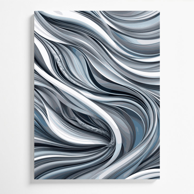 Art numérique sur toile 48 Abstraction numérique, H 20 po x l 30 po