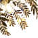 Traditional Fern Leaf Design Ceiling Pendant Light Shade in Shiny Finish